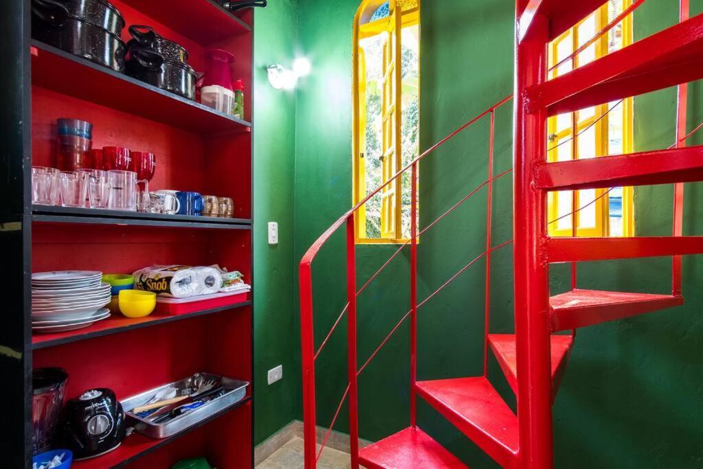 Casa de férias Casa Container Tie-vermelho