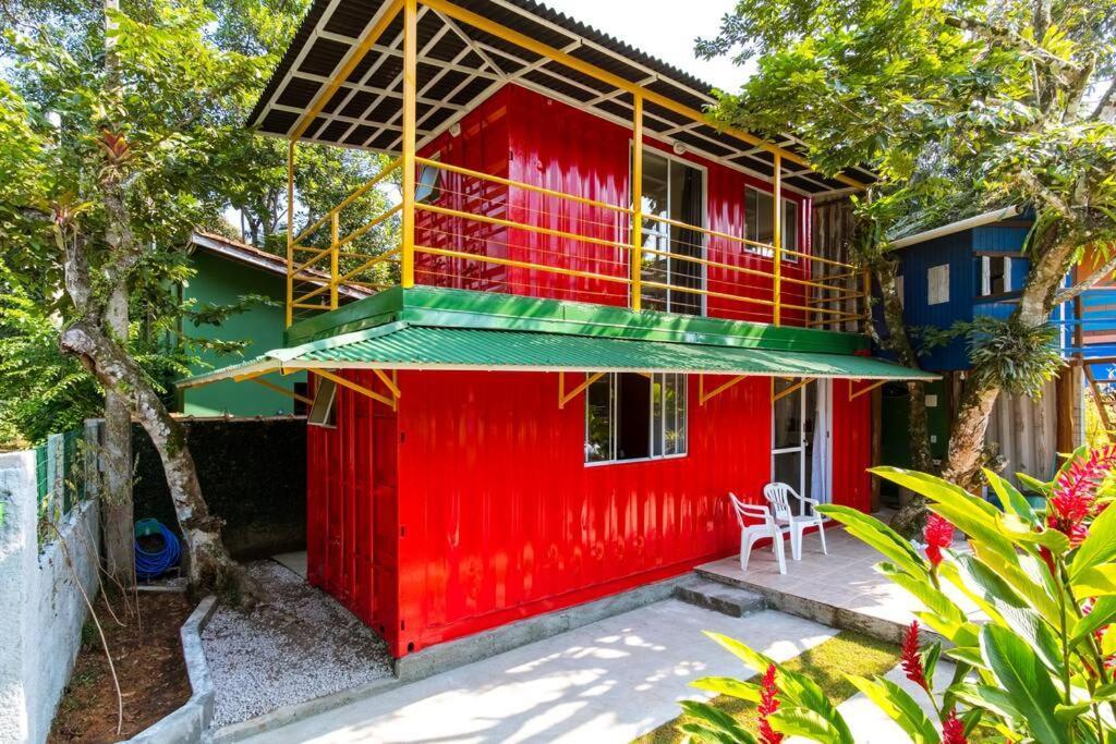 Casa de férias Casa Container Tie-vermelho *