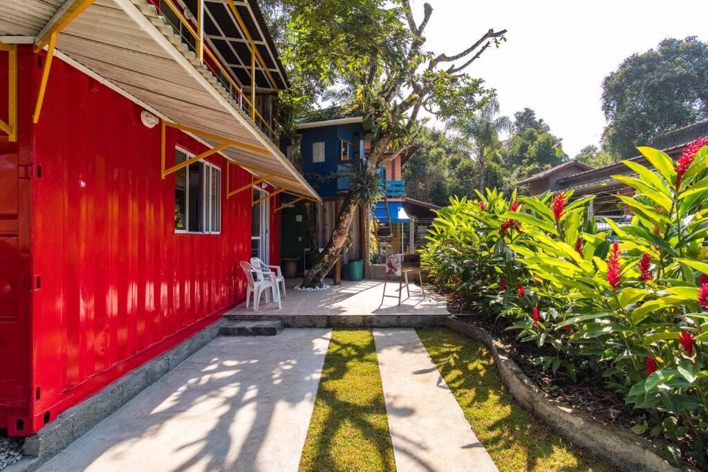 Casa Container Tie-vermelho *