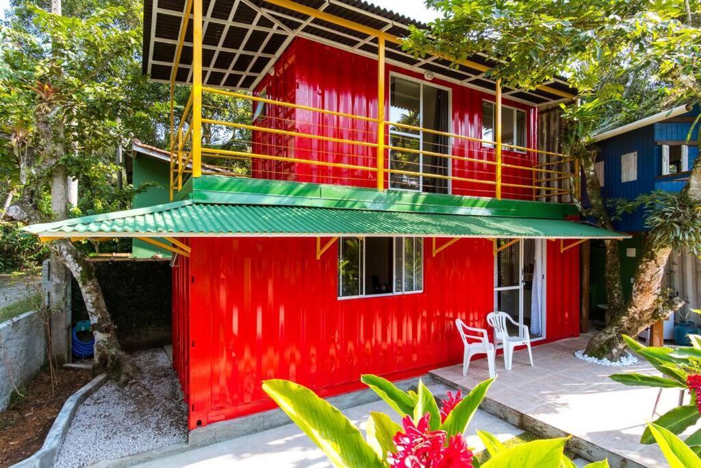 Casa Container Tie-vermelho Casa de férias *